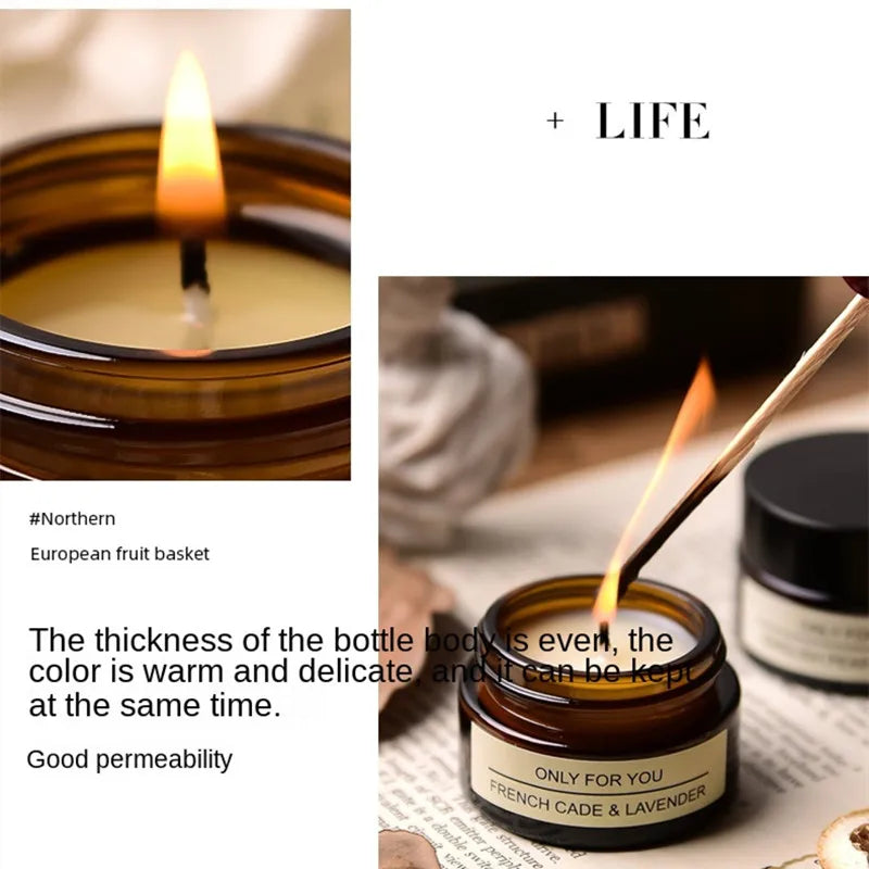 Aromatherapy Candle Natural Plant RoseOil