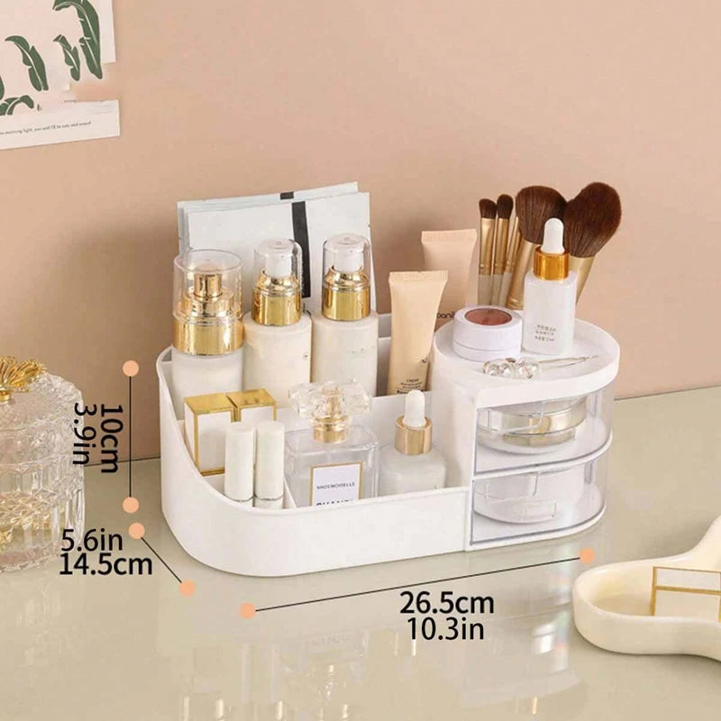 Large Capacity Plastic Cosmetic Storage Box