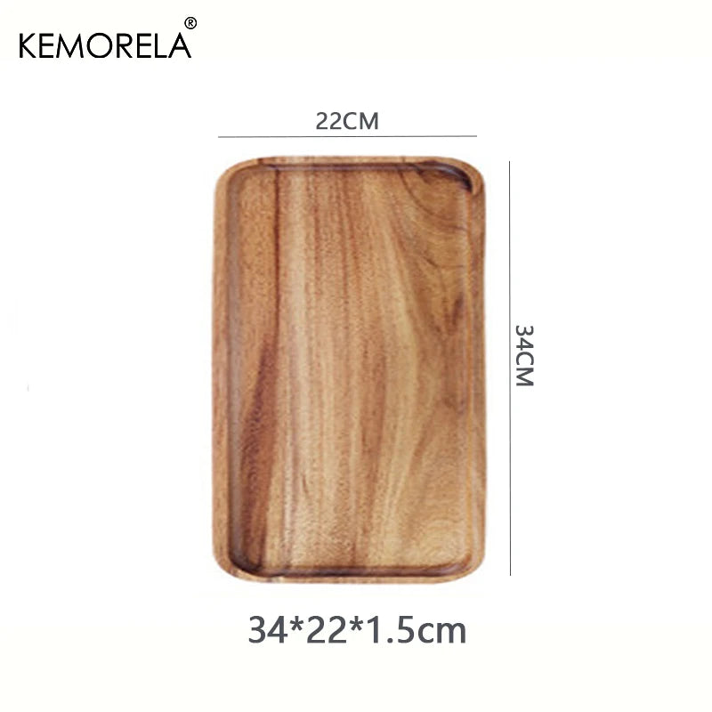 1PCS Acacia Wood Tray