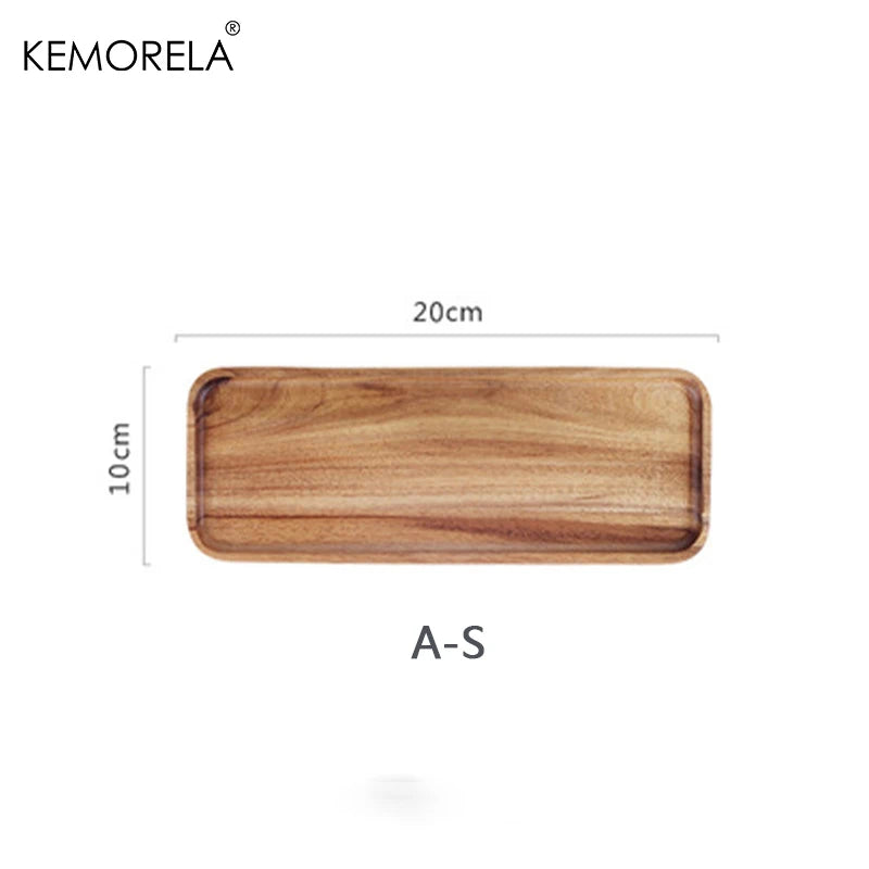 1PCS Acacia Wood Tray