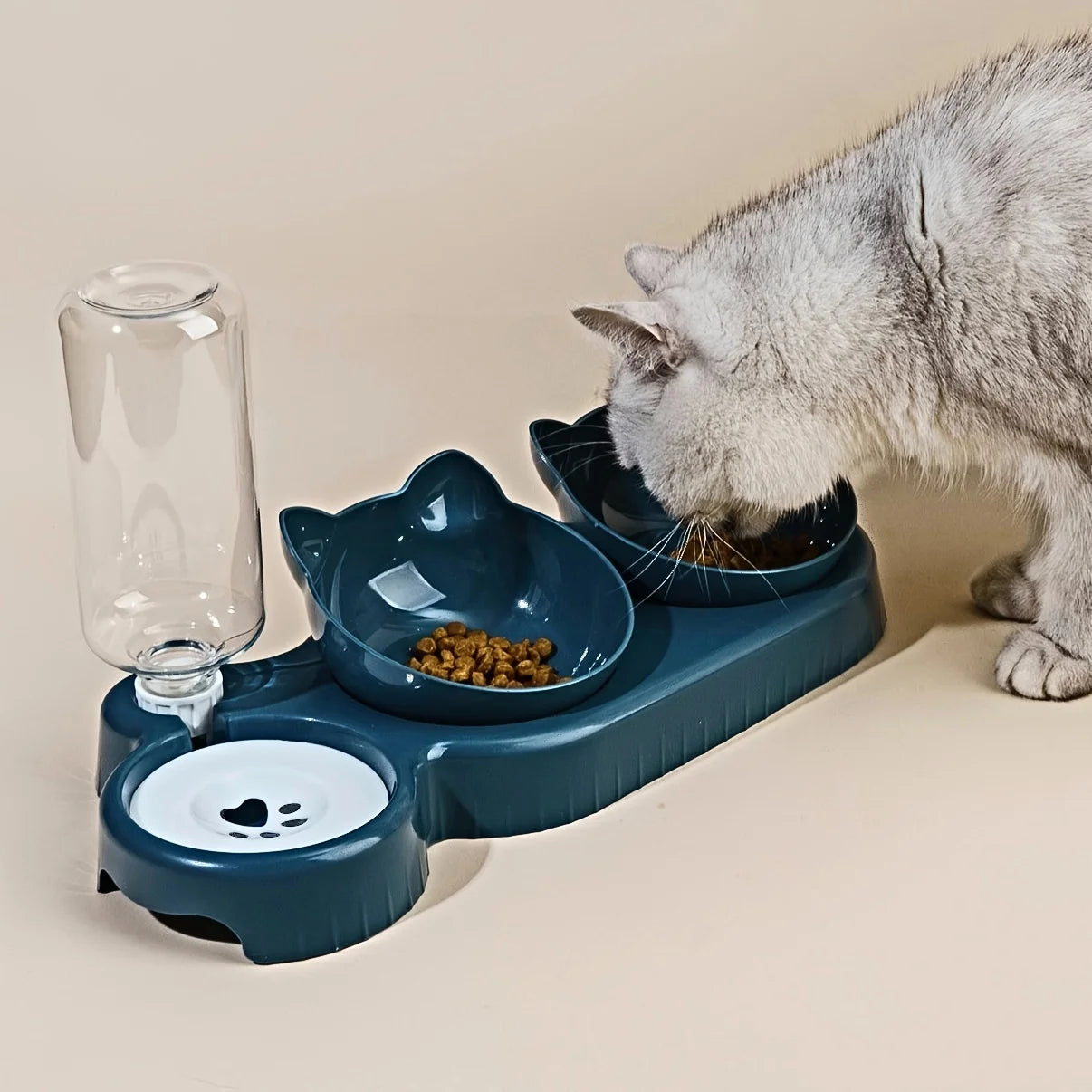 Pet Bowls With Water Feeder, 3 in 1