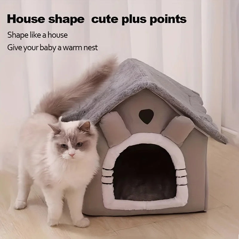 Foldable Pet House Cave