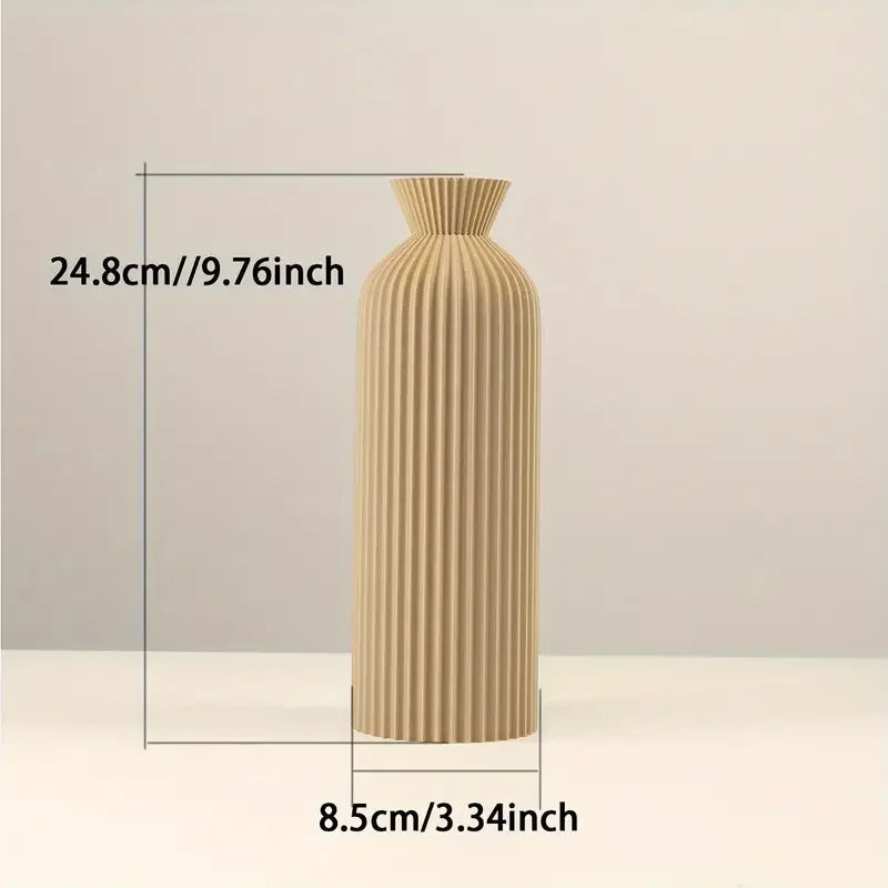 Elegant Black Plastic Vase