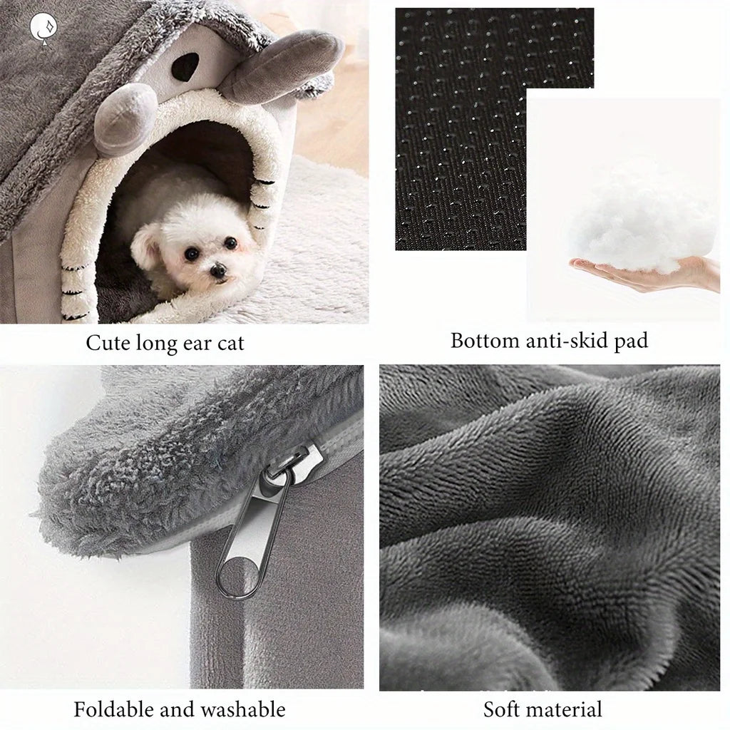 Foldable Pet House Cave