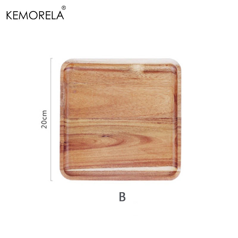 1PCS Acacia Wood Tray