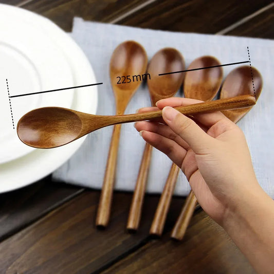 5 Pieces Wooden Spoon & Fork