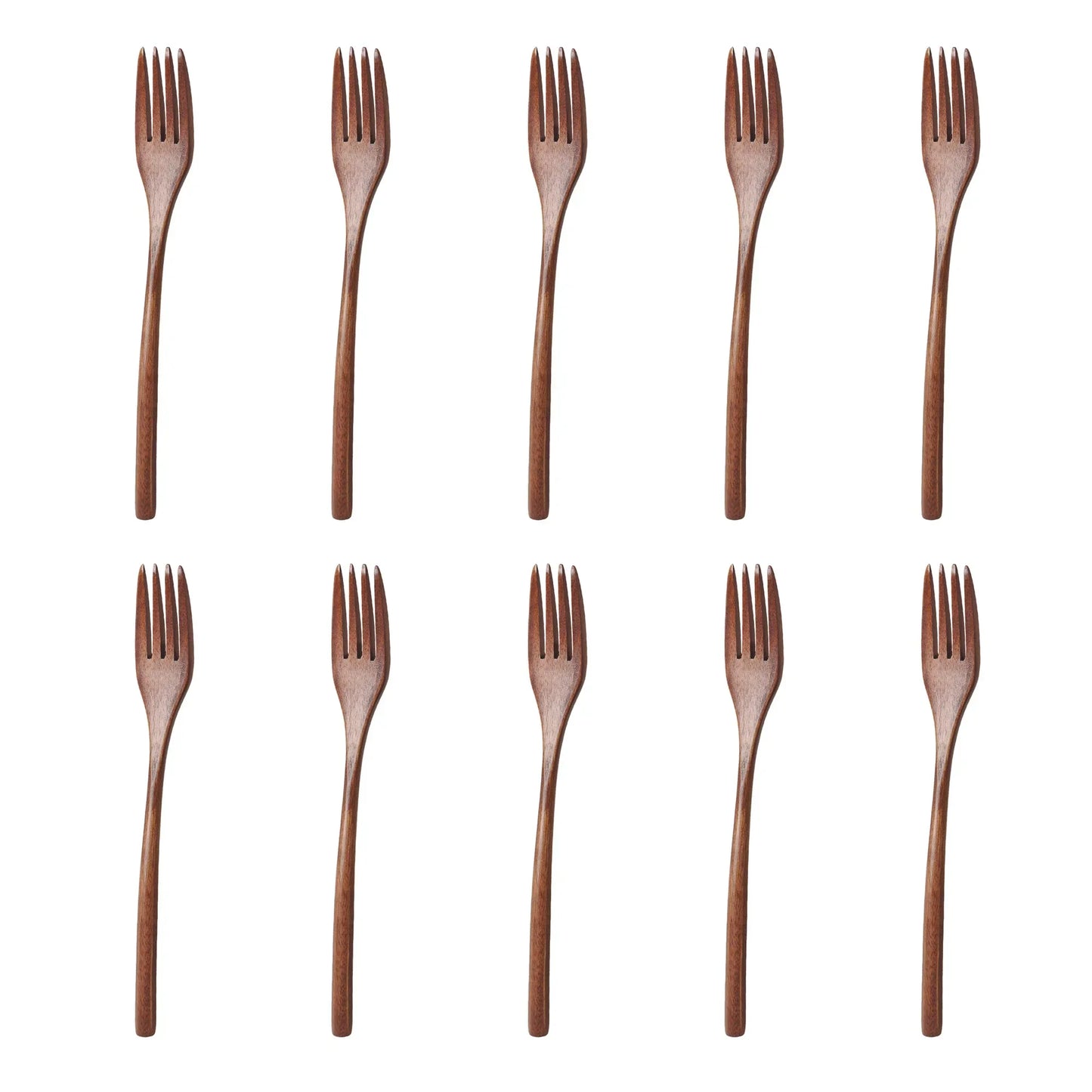 5 Pieces Wooden Spoon & Fork